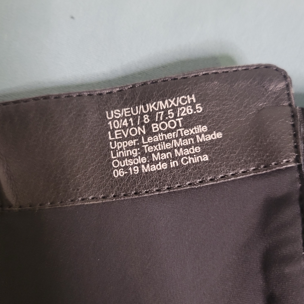 Kenneth Cole  Levon Black Leather Tall Riding Boots Size 10 - Picture 9 of 16